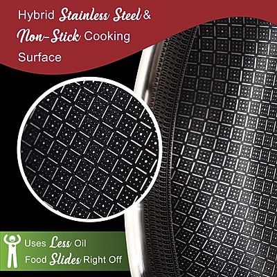 Brentwood 11" Frying Pan With Glass Lid - Thumbnail 2