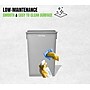 Alpine Industries Plastic Trash Can with Dolly, 23-Gallon, Gray, 3/Pack (ALP477-GRY-3PKD)~#|#~52EEFCEE-38D9-48EF-894DEAC8C70B7DBC_sc7