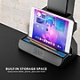 Mount-It! Electric Adjustable Triple Monitor Standing Desk Converter for 32" Monitors, Holds 13.2 lbs., Black(MI-7983)~#|#~52FB1F5F-46BC-4D2F-AAD5FD953F9A479A_sc7