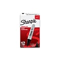Sharpie Permanent Marker, Chisel Tip, Black, Dozen (38201)