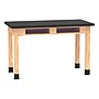 Diversified Woodcrafts Rectangular Science Table, 48" x 24", Oak/Black (C7102BK30N)~#|#~m001141089_sc7