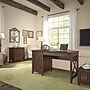 Bush Furniture Key West 54"W Computer Desk with Storage and 2 Drawer Lateral File Cabinet, Bing Cherry (KWS008BC)~#|#~53098B8A-0A45-4686-BADE0CC3A962EC63_sc7
