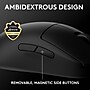 Logitech PRO 2 LIGHTSPEED Wireless Ambidextrous Optical USB Gaming Mouse, Black (910-007246)~#|#~530B82C6-D1FA-4416-89BC1E3F9BCD0AB4_sc7