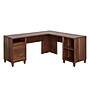 Sauder Willow Place 65"W L-Shaped Home Office Desk, Grand Walnut (433812)~#|#~530DA2AB-3C2D-4E3E-A7E845BA5D923475_sc7