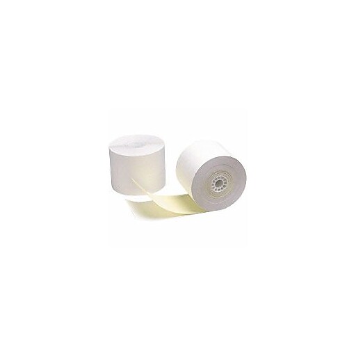 Staples Adding Machine Paper Roll, 2Ply, 2 1/4" x 100