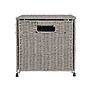 Household Essentials 48 Quart Storage Chest, Wicker, Grey (HE1079)~#|#~53200897-FBAC-450C-A4C3E9ADBD02ADE3_sc7