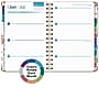 2026-2027 Excello Brands 8" x 5.5" Academic Weekly & Monthly Planner, Paperboard Cover, Colorful Botanicals (FSHN-AY26-58-30)~#|#~532681CD-DBD9-4E82-AFBBB5C1041D93DF_sc7