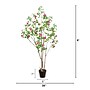 Nearly Natural 6-ft Artificial Dogwood Tree with Real Touch Leaves (T5330)~#|#~5327993E-7771-4FC1-BD3C6D62ADCF748C_sc7