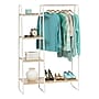 Iris 12.38" x 10.5" Garment Rack, White Metal (596276) ~#|#~532A616C-8CAC-4C0F-8E9F82ED4BAD977A_sc7