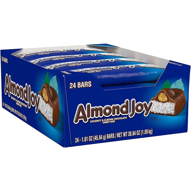 Almond Joy Coconut and Almond Milk Chocolate Candy Bar, 38.64 oz., 24/Box (34000-01816) image 1