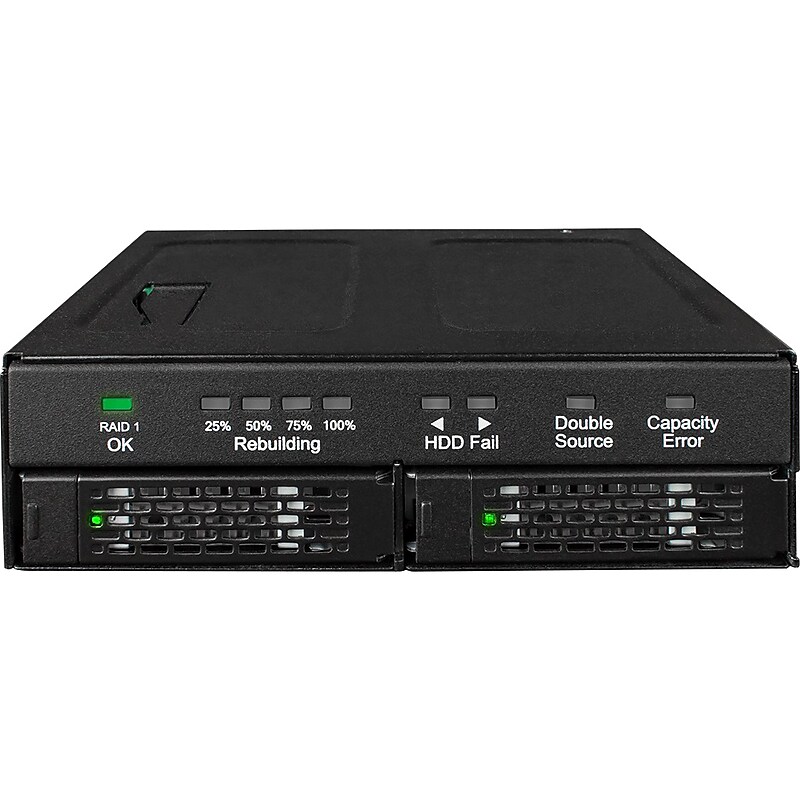 Icy Dock ToughArmor 2.5" SATA Hard Drive Enclosure, SSD/HDD, Black (MB902SPR-B R1) image 1