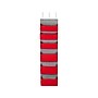 Household Essentials 53.5" x 14.5" 6-Pocket Organizer, Red (2169-1)~#|#~533AF4B7-D938-433F-BE61A58E43D4A00A_sc7