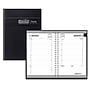 2027 House of Doolittle 5" x 8" Daily Appointment Book, Faux Leather Cover, Black (28802-27)~#|#~533F989F-1064-497D-8504A2B170778EBB_sc7
