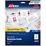 Avery Clean Edge Business Cards, 2" x 3 1/2", Matte White, 90 Per Pack (28878)~#|#~5340FA32-C7EB-4E20-A9C3E47E048C96BE_sc7