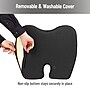 Mind Reader Memory Foam Office Chair Ergonomic Orthopedic Cushion, Black (ORTHOCUSH-BLK)~#|#~5348B140-BFDB-4ACD-90BB3770479BB57F_sc7