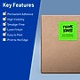 Avery Laser/Inkjet Multipurpose Square Labels, 4" x 4", Neon Green, 40/Pack (94100)~#|#~534A9A5E-8FF2-464F-B5A25FECE00A16F7_sc7
