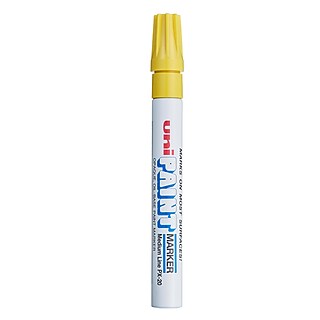uni PAINT PX-21 Oil-Based Paint Marker, Fine Line, Yellow