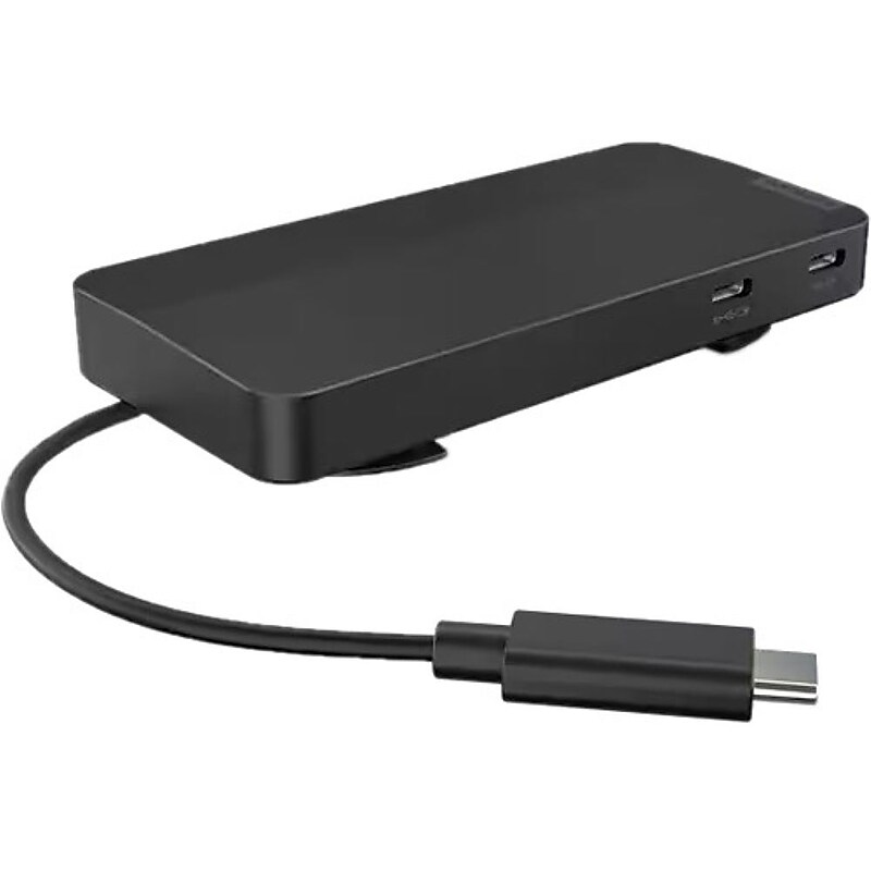 Lenovo Dual Display Travel Dock USB-C Universal Docking Station (40B90000US) image 1