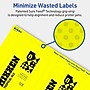Avery Laser/Inkjet Rectangle Multipurpose Labels, 4" x 3", Neon Yellow, 320/Box (94252)~#|#~5357489B-A93C-411F-8B177DCEA2C02770_sc7