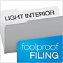 Pendaflex Recycled File Folder, 1/3-Cut Tab, Assorted, Legal Size, Gray, 100/Box (4350 1/3 GRA)~#|#~53597481-18BA-43F3-901ABF019B3BB373_sc7