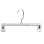 Nahanco 12" Plastic Pinch Grip Skirt/Slack Bottom Hanger, Swivel Hook, Clear, 200/Pack (6012)~#|#~5360892B-09AB-4C09-ADF22B85B6AC8C16_sc7