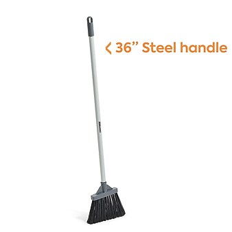 Coastwide Professional™ 8" Lobby Broom, Gray (CW58001)