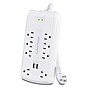 CyberPower Home Office 8-Outlet 2-USB Port Surge Protector, 6', 2700 Joules, White (P806U)~#|#~5364E2C1-E8A1-4B79-9CFF666ED8EA4C25_sc7