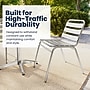 Flash Furniture Restaurant Patio Chair, Aluminum, 4 Pack (4TLH015)~#|#~5366BDEA-5199-4F12-8227BEC194237CAC_sc7