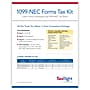 TaxRight 2025 1099-NEC Tax Form Tax Forms, Envelopes & TipSheet, 4-Part, 50/Pack (NECSC6103E)~#|#~536A636A-7E92-4D7B-97DD6A77175A5EEA_sc7