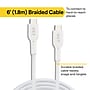 NXT Technologies™ 6 Ft. Braided USB-C Cable, White (NX60470)~#|#~536CD0B6-06F3-4046-9DB85B901BB139A9_sc7