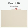Pendaflex Heavy Duty Classification Folder, 2-Dividers, 2" Expansion, Legal Size, Manila, 10/Box (1006955)~#|#~536CD85A-0295-491D-A62AD61507B8AC5F_sc7