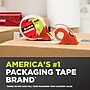 Scotch Sure Start Shipping Packing Tape with Dispenser, 1.88" x 38.2 yds., Clear (3450S-RD)~#|#~5370D52F-D110-43EF-837257240F4E7536_sc7