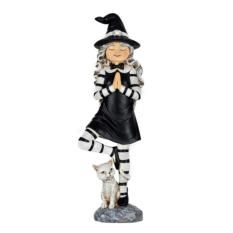 National Tree Company 9" Yoga Pose Witch Tabletop Decor (PG11-J145210022) image 1