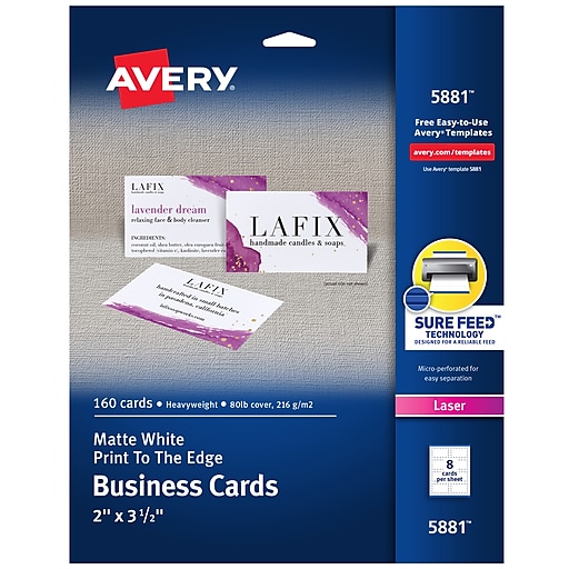 Avery Print-to-the-Edge Business Cards, 2