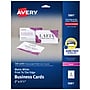 Avery Print-to-the-Edge Business Cards, 2" x 3 1/2", Matte White, 160 Per Pack (5881)~#|#~5378058A-E634-44E1-84F8C425F343A97C_sc7