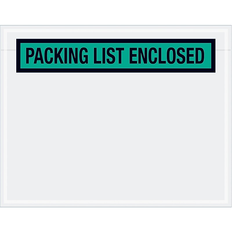 Packing List Envelope, 7" x 5.5", 1000/Carton (PL459) image 1