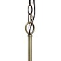 Lalia Home 3-Light 18" Adjustable Globe Hanging Metal and Clear Glass Ceiling LED Pendant, Antique Brass (LHP-3010-AB)~#|#~537A451C-FF1A-4588-B593D94B7D8AF427_sc7