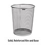 Mind Reader Metal Mesh Trash Can Without Lid, 4.4 Gallon, Silver (1CIRGA-SIL)~#|#~537A59A2-466C-4B75-B1F53FEDC0C92A0D_sc7