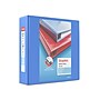 Staples Heavy Duty 3" 3-Ring View Binder, D-Ring, Periwinkle (ST56292-CC)~#|#~537CAC5A-80BD-42A5-A50B65BDB9CA13DB_sc7