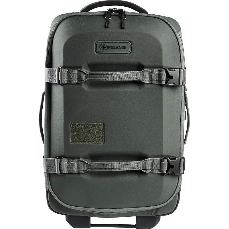 Pelican AEGIS Fabric Telescoping Handle Carry-On Travel Duffel with Wheels, Charcoal (HY22-TRVL-CHAR) image 1