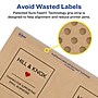 Avery Square Labels, 3" x 3", Kraft Brow, 300 Labels/Box (94101)~#|#~5388AC8E-64CF-4DB8-9D6BC02E5C6F6B9A_sc7