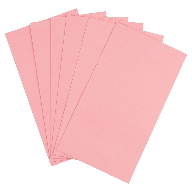 JAM Paper Wrapping Paper Sheets, 25' x 20", Light Baby Pink, 6/Pack(2770135262BP) image 1