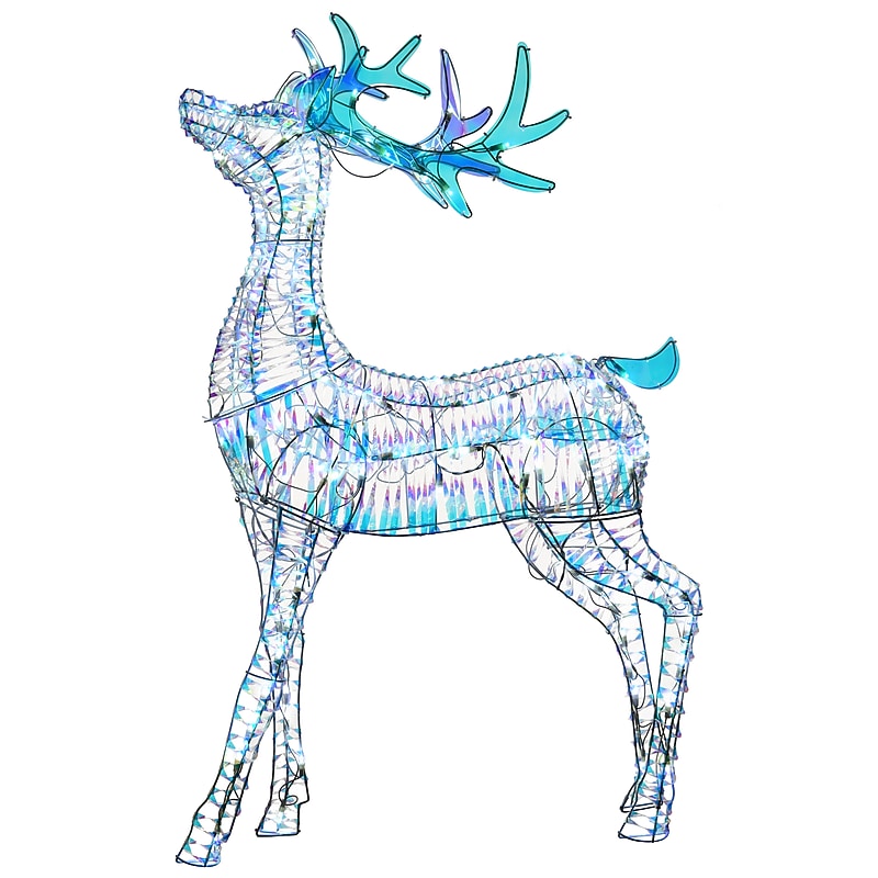 National Tree Company 48" Pre-Lit Iridescent Reindeer (DF-20105016L) image 1