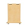 Flash Furniture Bright Beginnings Mobile Storage Cart, 36.25"H x 26.75"W x 26.75"D, Brown (MK-ME06639-GG)~#|#~538C86E0-8A41-4E8E-8E22CDDA578D672A_sc7