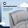 Serta Comfort Classic Ergonomic Velvet Fabric Swivel Executive Chair, Gray (CCHR10005A)~#|#~539086F6-9E58-402D-9D8E84BC29450A11_sc7