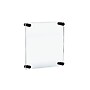 Azar Sign Holder, 9" x 12", Wall Mounted, Black Acrylic (105512-BLK)~#|#~53925443-FA6F-40FD-BDF53BB7B041D5D7_sc7