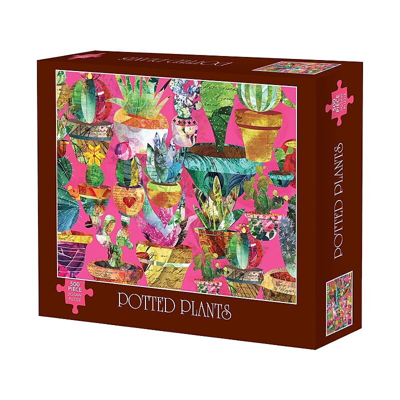 Willow Creek Potted Plants 500-Piece Jigsaw Puzzle (49014) image 1