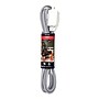RAYOVAC 6' Braided Extension Cord, 2-Outlet, 16 AWG, White (FL-121-6)~#|#~539513EE-B2F9-4362-9A3EB9C7F7EADF57_sc7