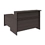 Bush Business Furniture Arrive 60"W L Shaped Reception Desk with Shelf, Storm Gray (ARV003SG)~#|#~53985AF4-C717-4587-B1FE53FDB3456A62_sc7