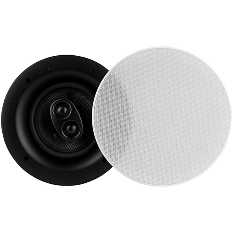 Dayton Audio Micro-Edge ME652C 70W Max 2-Channel Stereo In-Ceiling Speaker, Black image 1